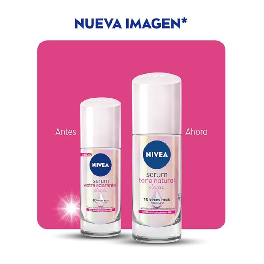 NIVEA TONO NATURAL CLASSIC 48H - SRM 40ML