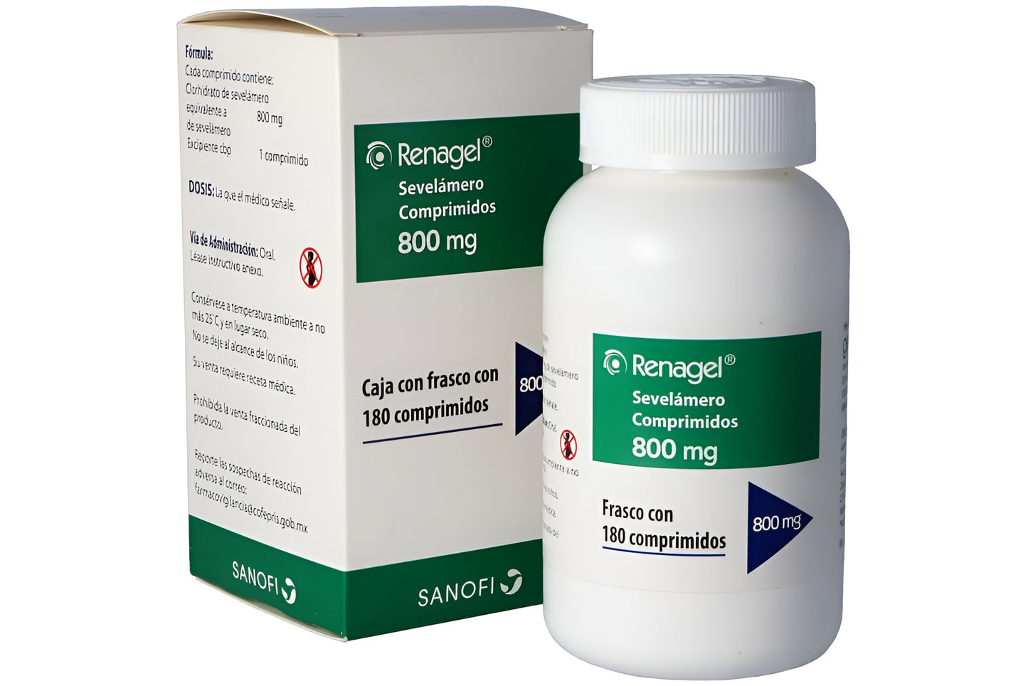 RENAGEL800MGCON180COMPRIMIDOS
