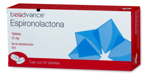 ESPIRONOLACTONA 20 TAB 25MG
