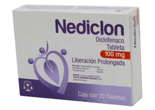 NEDICLON TAB. L.P. 100 MG. CAJA C/20