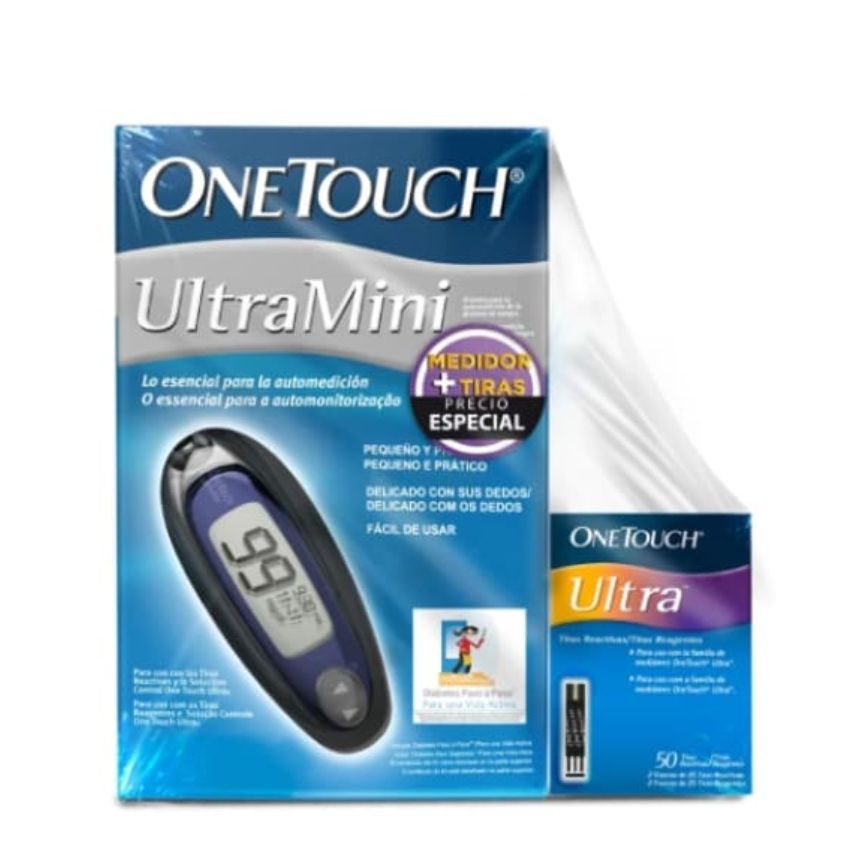 ONE TOUCHU ULTRA-M PLAT GLUCOMETRO +50 TIRAS R