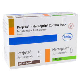 PERJETA/HERCEPTIN 420/440 MG CON 2 PZ COMBO