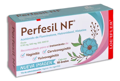 PERFESIL NF 10 OVS 0.5/500 MG/100,000 UI 