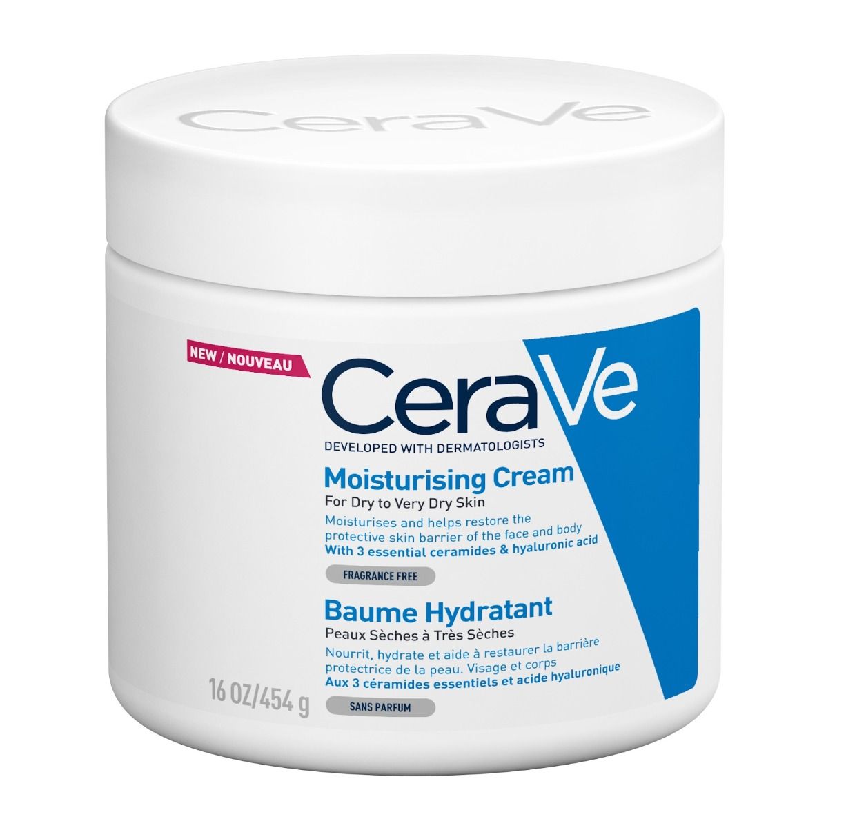 Crema hidratante CeraVe con Tecnología MVE