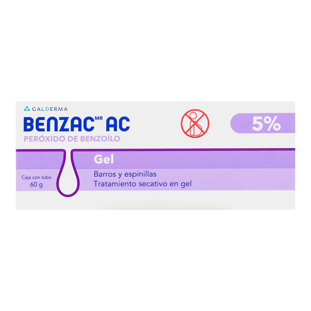 BENZAC-A-C GEL 5% TB 60 G