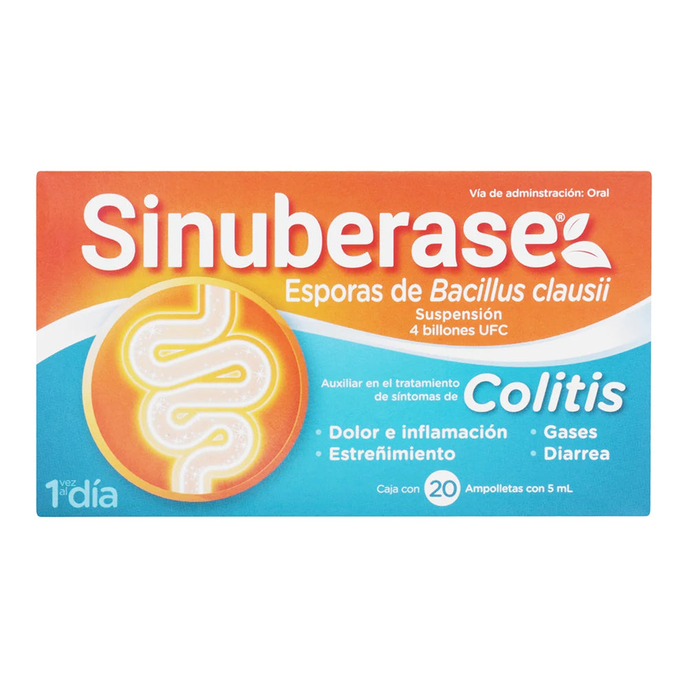 SINUBERASE ORAL 20X5 ML AMP