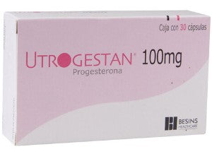 UTROGESTAN 100 MG CAPS 30