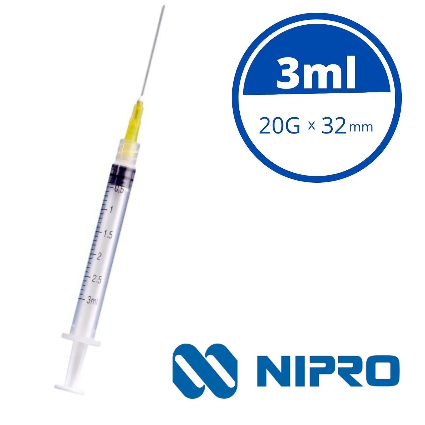 JGA DESCH NIPRO 3ML 20GX32MM