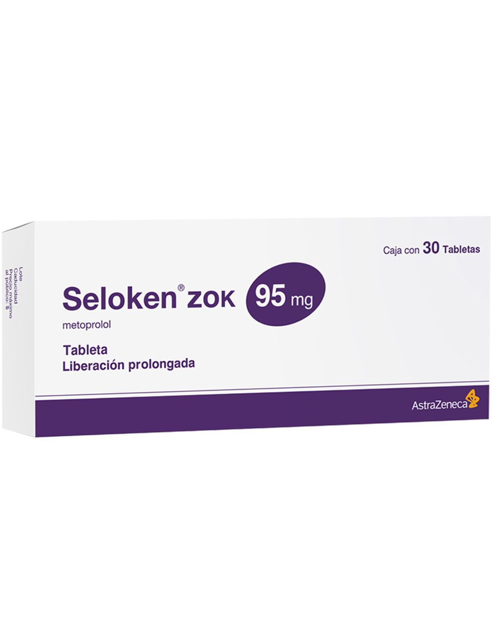 SELOKEN ZOK LP 95MG 30 TAB