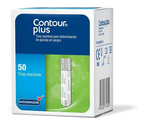 CONTOUR PLUS TIRAS REACTIVAS - PZA 50