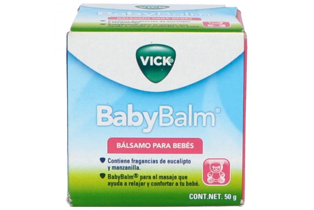 Ungüento Vick BabyBalm Bálsamo para consentir a tu bebé 50 g