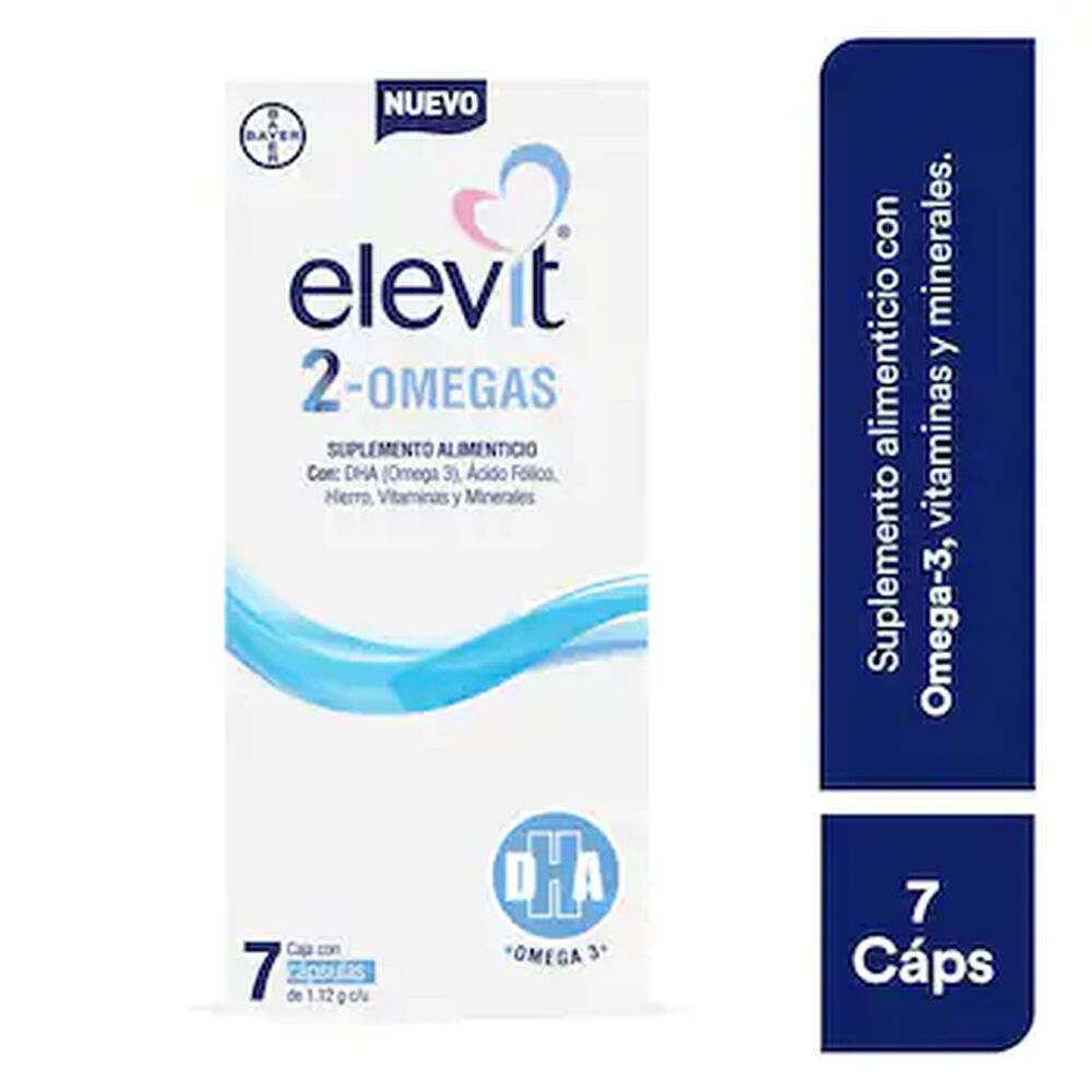 ELEVIT 2-OMEGAS SUP ALIM 7 CAPS