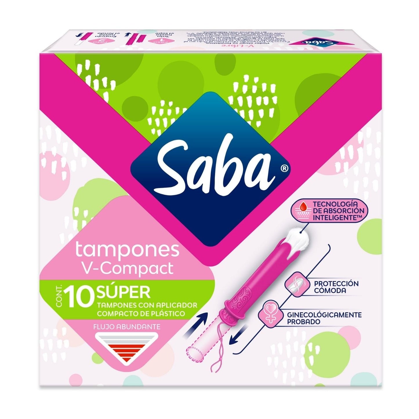 TAMPONES SABA COMPACTOS SUPER C/10