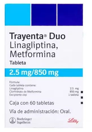 TRAYENTA DUO 2.5/850MG 60 TAB