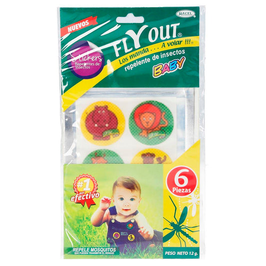 REPEL FLY OUT STICKERS BABY    S