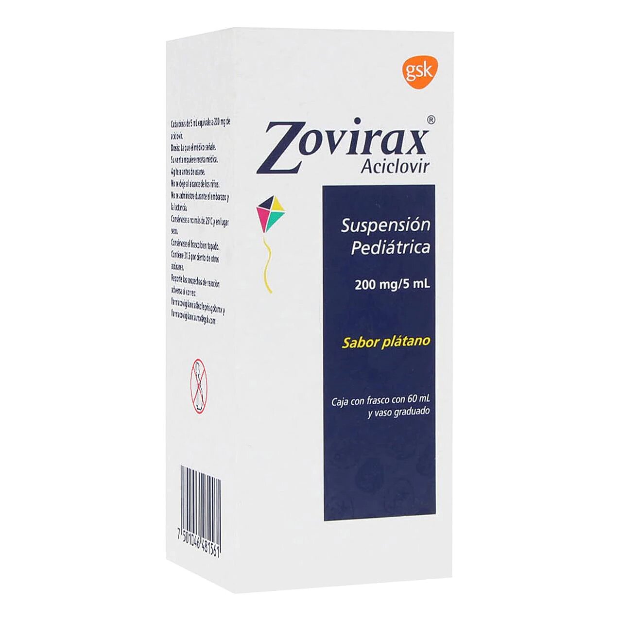 ZOVIRAX PED 60 ML SUSP