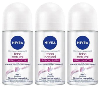 DESOD NIV A-NAT SATIN R-ON50ML 3PK