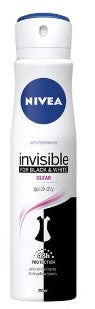 DESOD NIVEA INV CLEAR B&W SPY 250ML