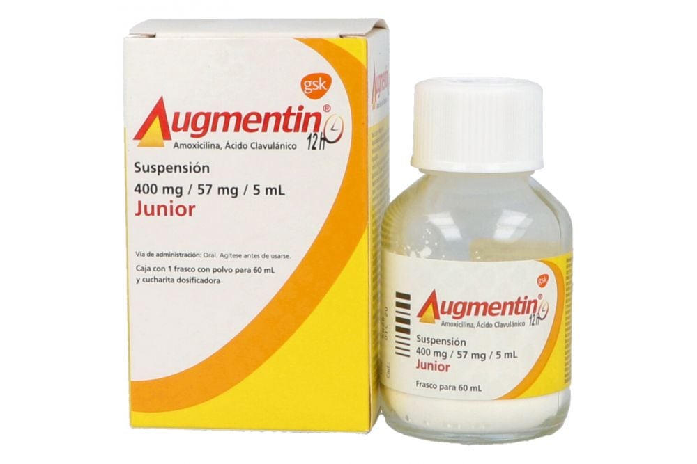 AUGMENTIN JR 12H 400MG 60ML SUSP Farma Leal