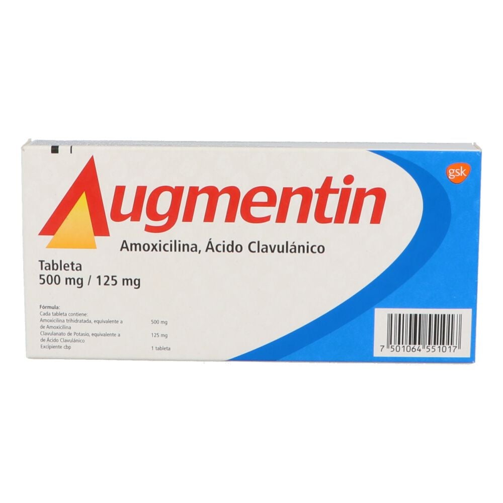 AUGMENTIN TAB. 500/125 MG. CAJA C/20