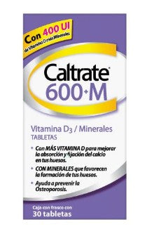 CALTRATE 600M C/30 TAB