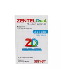 ZENTEL DUAL SUSP 400/100MG 10ML