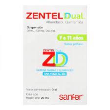 ZENTEL DUAL SUSP 400/200MG 20ML