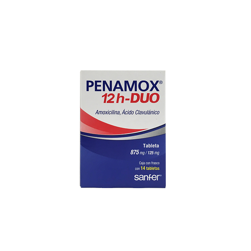 PENAMOX 12H-DUO 875/125MG 14TAB