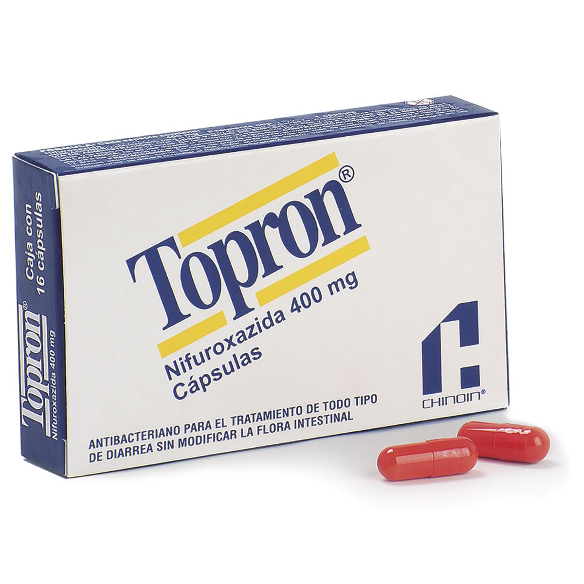 TOPRON 400 MG 16 CAPS