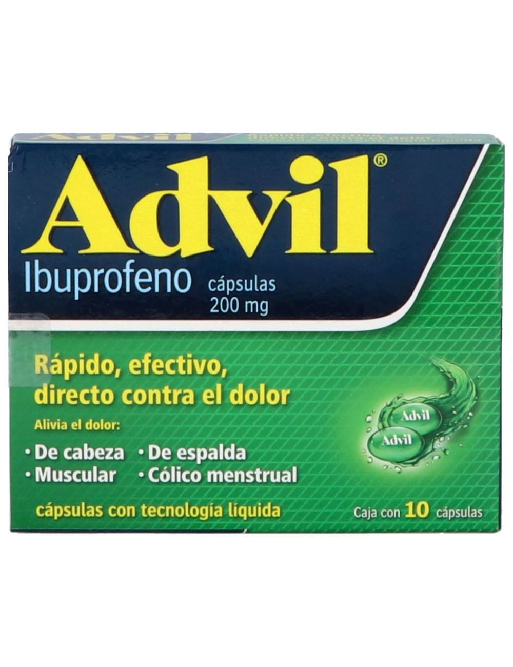 ADVIL FASTGEL 200MG CAP C10