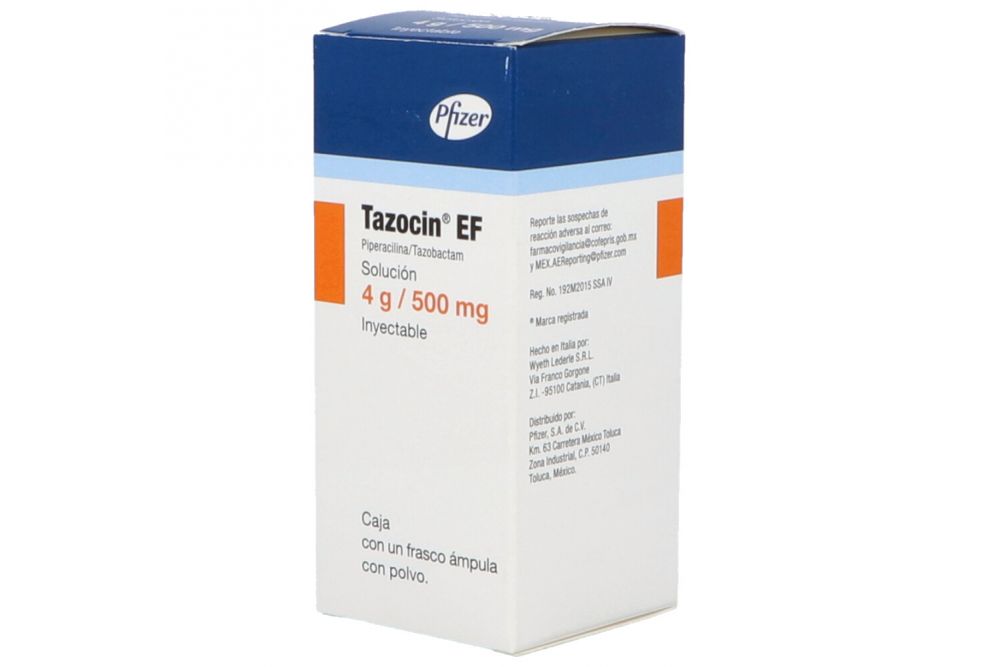 TAZOCIN EF 4G/500MG INY C1