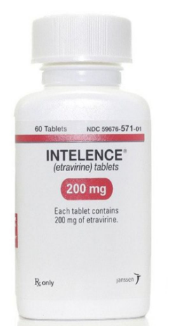 INTELENCE 200MG FCO 60 TAB