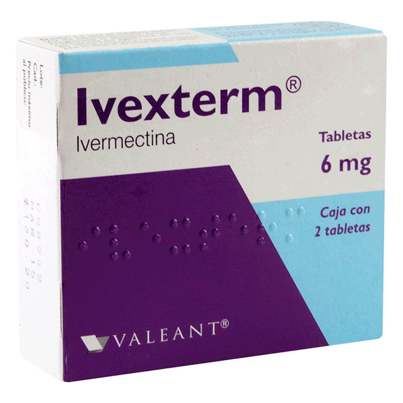 IVEXTERM TAB. 6 MG. CAJA C/2