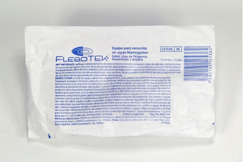 Flebotek Normogotero Equipo Para Venoclisis Sin Aguja C/1