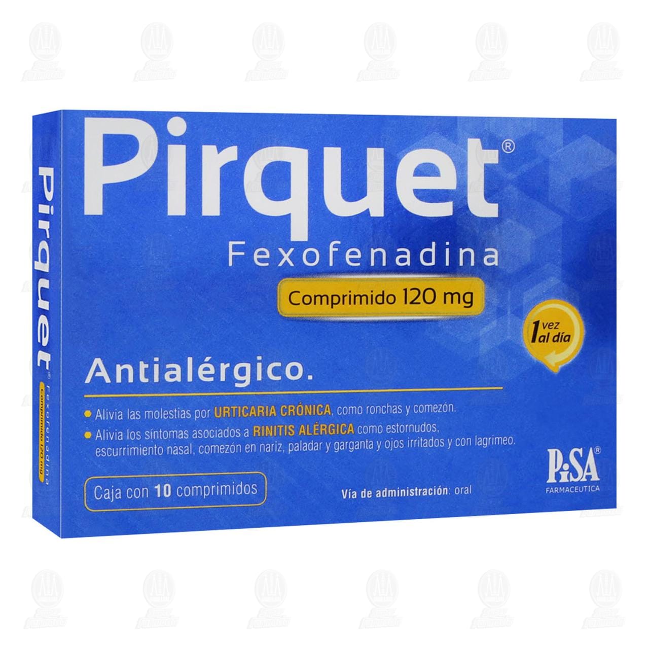 PIRQUET 120MG - COM 10