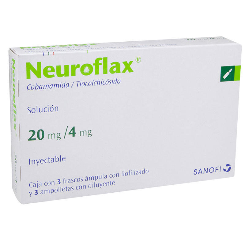NEUROFLAX 20/4MG 3X4ML FA