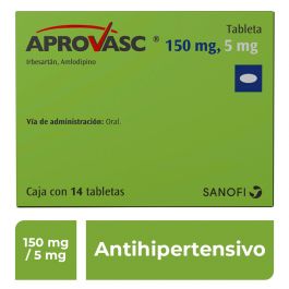APROVASC 150/5 MG 14 TAB