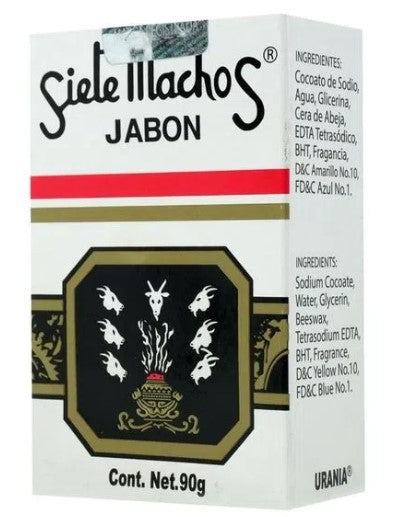 JABON SIETE MACHOS C/90 GRS