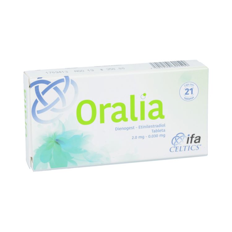 ORALIA 2 0MG/0 030MG TAB C21 Farma Leal