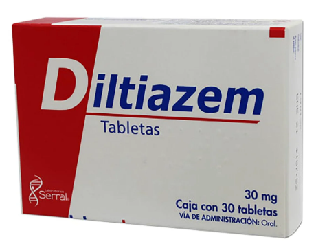 DILTIAZEM TAB. 30 MG. CAJA C/30 ( SERTIDEL )