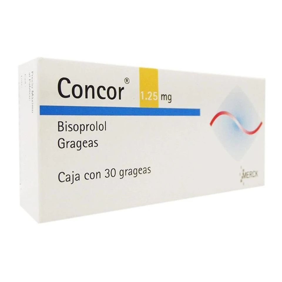 CONCOR 1 25MG GRAG C30