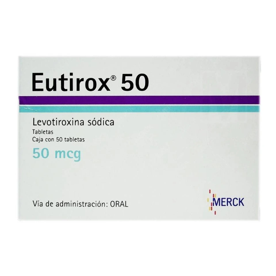 EUTIROX 50MCG TAB C50