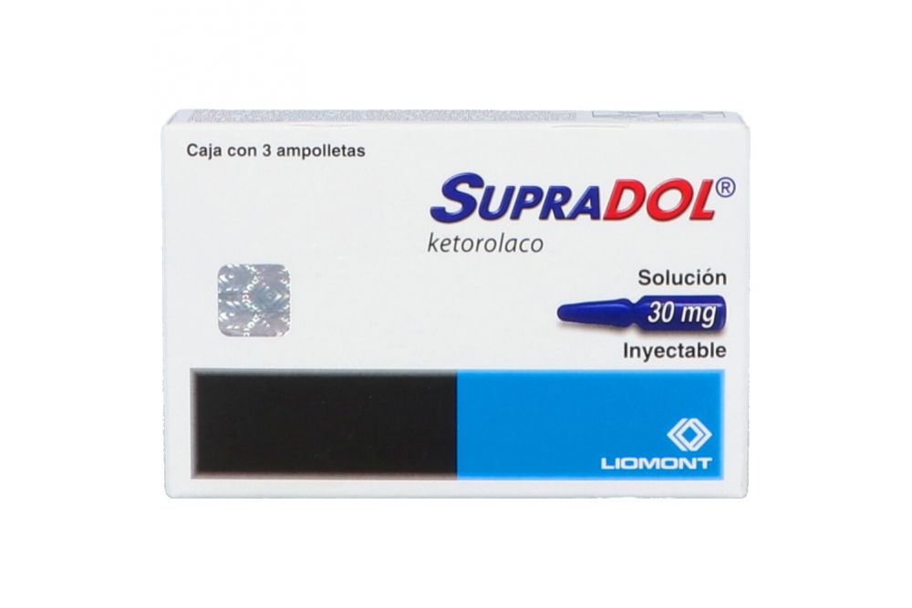 SUPRADOL IM IV 30MG INY AMP C3
