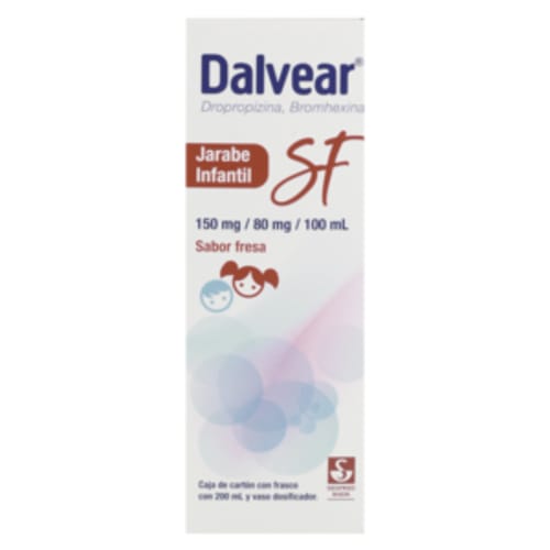 DALVEAR SF 150/80MG INF JBE 200ML
