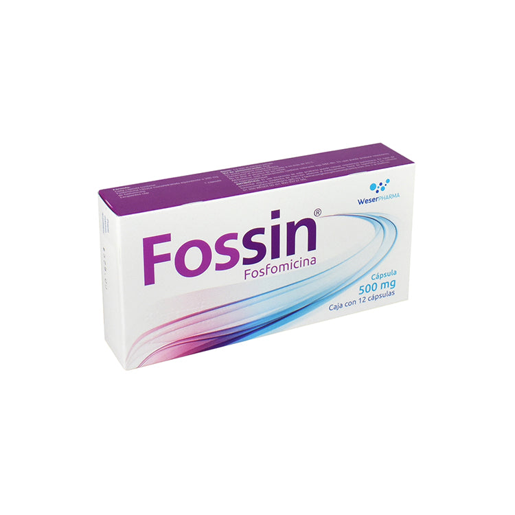 FOSSIN 500 MG 12 CAPS