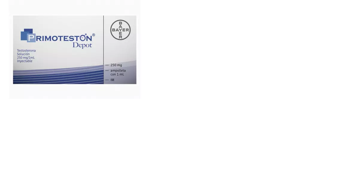PRIMOTESTON DEPOT INY. 250 MG. CAJA C/AMP. C/1 ML.
