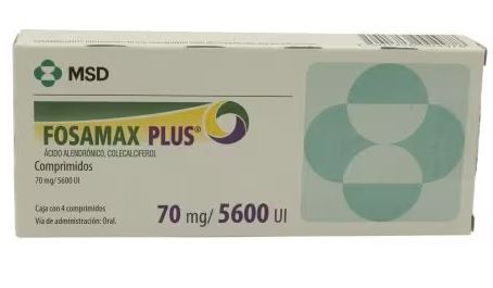 FOSAMAX PLUS 70MG/5600UI 4 CPR