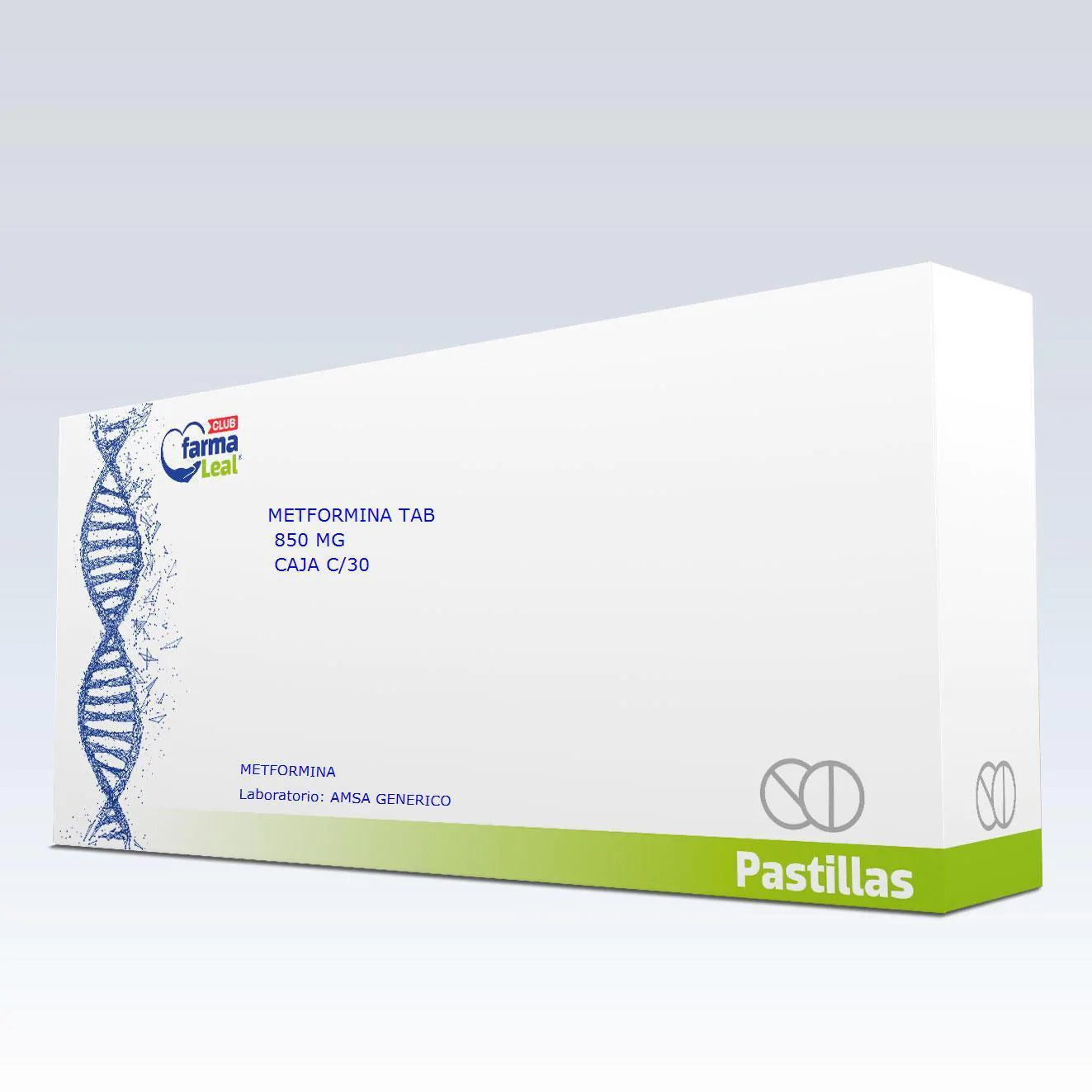 Metformina Tab. 850 Mg. Caja C/30