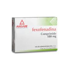 FEXOFENADINA COMPR. 180 MG. CAJA C/10