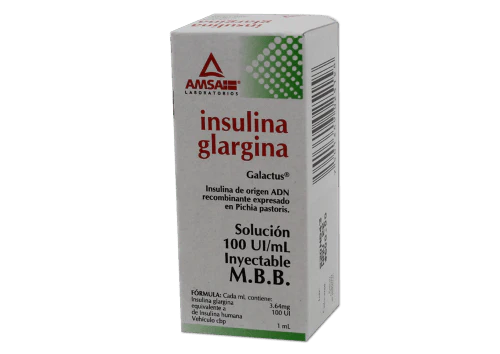 INSULINA GLARGINA SOL INY 100 UI C10 ML